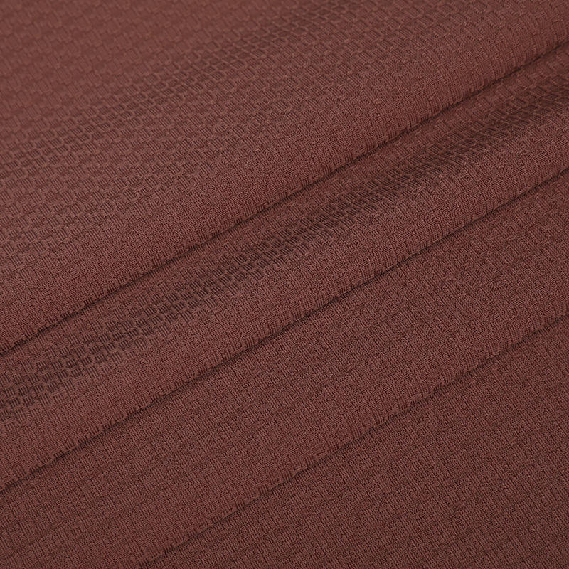 APJ1085 Warp-neulottu Brocade Jacquard nopeasti kuivuva rento vaatekangas